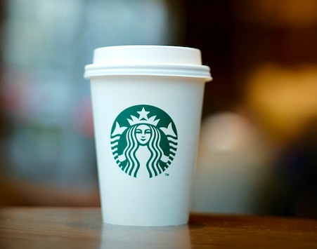Starbucks coffee cup — own a piece of what you buy